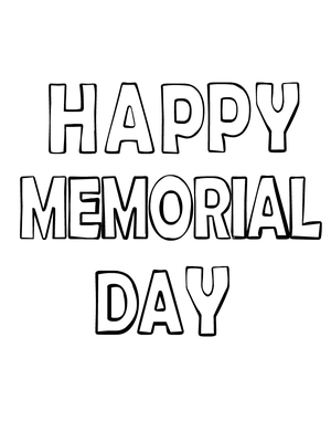 Happy 
Memorial Day