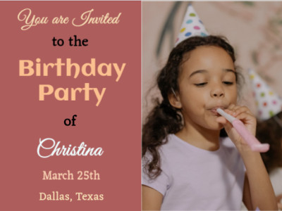 Birthday Party Invitation
