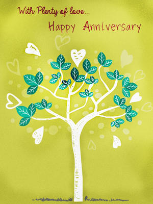 With Plenty of Love, Happy Anniversary