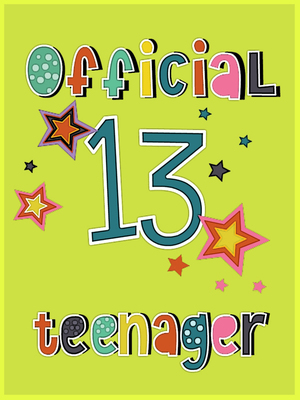 Official 13 Teenager