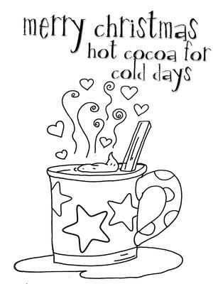 Merry Christmas - Hot Cocoa for Cold Days