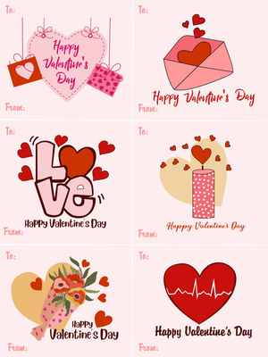 Happy 
Valentine's Day - 6 in 1