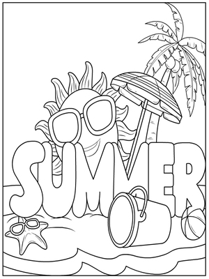 Happy Summer - beach themed