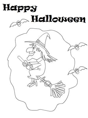 Happy 
Halloween - Coloring Card