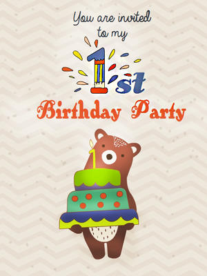 You are Invited to My 1st Birthday Party