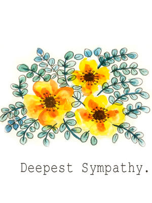 Deepest Sympathy.