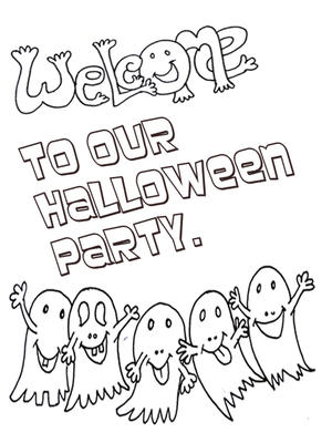 Happy 
Halloween - Coloring Card