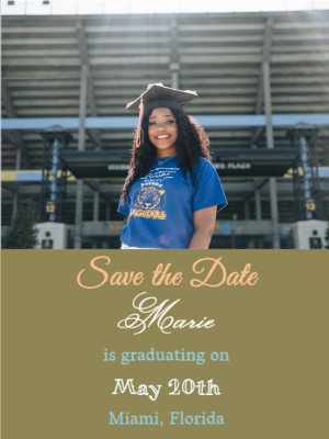 Save the Date for Graduation