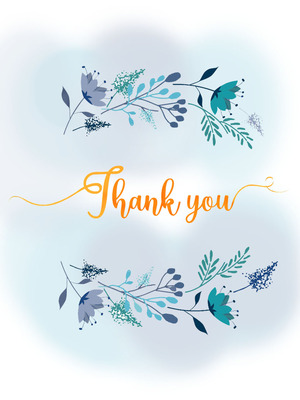 This Thank You card can be used for various occasions lik Personal Thanks, Staff Appreciation etc