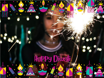 Happy Diwali - Diwali Photocard