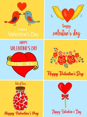 Happy Valentine's Day - 6 in 1