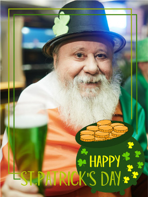 St Patricks Day Photocard
