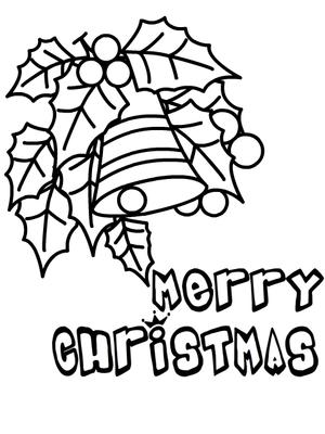 Merry Christmas - Coloring Card