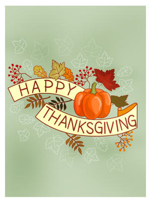 Happy 
Thanksgiving