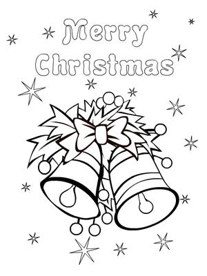 Merry Christmas - Coloring Card