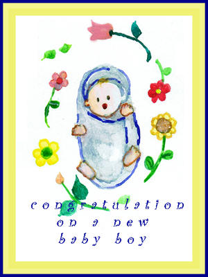 Congratulation on a New Baby Boy