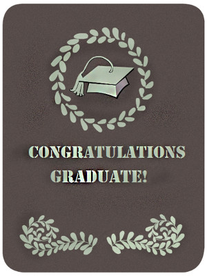 Congratulations Graduate!