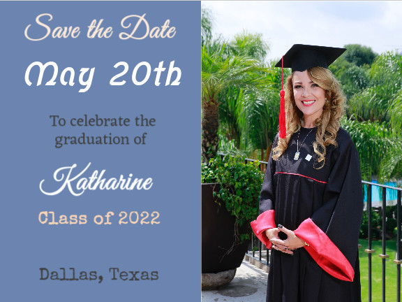 Save the Date for Graduation
