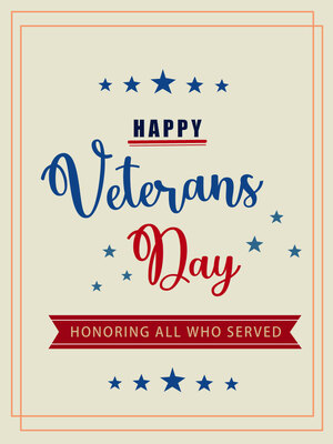 Happy Veterans Day -  This patriotic Veterans Day card, ideal for honoring veterans.