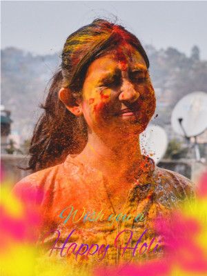 Happy Holi Photocard