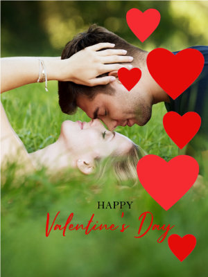 Happy Valentines day - Valentines Day Photocard