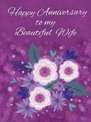 Happy Anniversary to My Beautiful Wife
