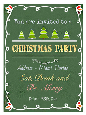 Christmas Party - Eat, Drink and Be Merry