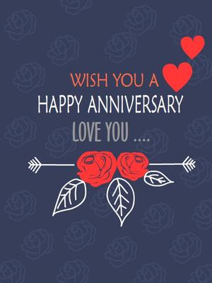 Wish You a Happy Anniversary, Love you