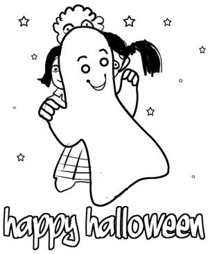 Happy 
Halloween - Coloring Card