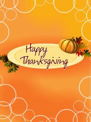 Happy 
Thanksgiving