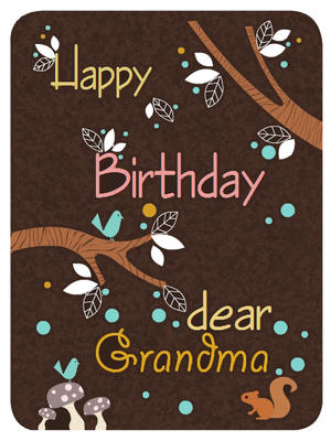 Happy Birthday - Dear Grandma