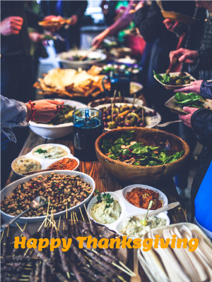 Happy Thanksgiving - Thanksgiving Photocard