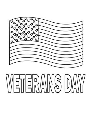 Veterans Day - Coloring Card