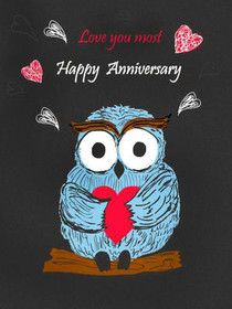 Love You Most Happy Anniversary