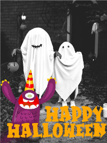 Happy Halloween - Halloween Photocard