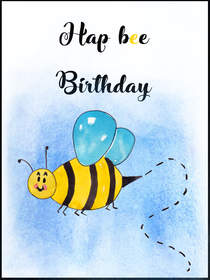 Hap Bee Birthday