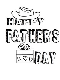 Happy Father's Day - Coloring Card