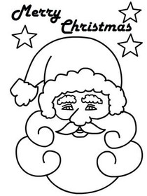 Merry Christmas - Coloring Card