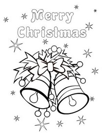 Merry Christmas - Coloring Card