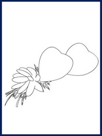 Love You - Coloring Card