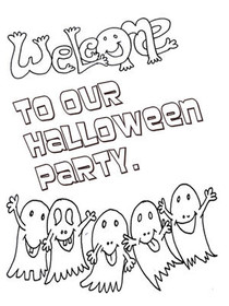 Happy 
Halloween - Coloring Card