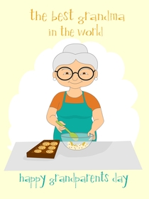 The Best Grandma in the World - Happy Grandparents Day