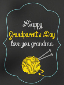 Happy Grandparents Day, Love You Grandma