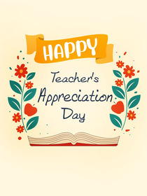 Happy 
Teacher Appreciation 
Day
