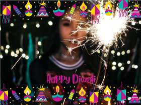 Happy Diwali - Diwali Photocard