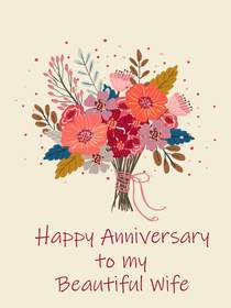 Happy Anniversary to My Beautiful Wife