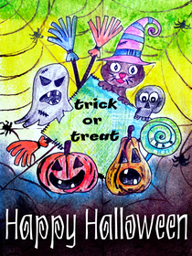 Trick or Treat - Happy Halloween