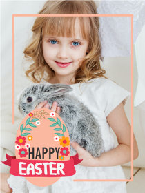 Happy Easter - Easter Photocard