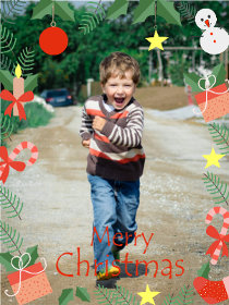 Merry Christmas - Christmas Photocard