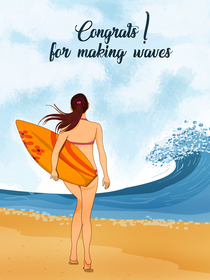 Congrats! For Making Waves